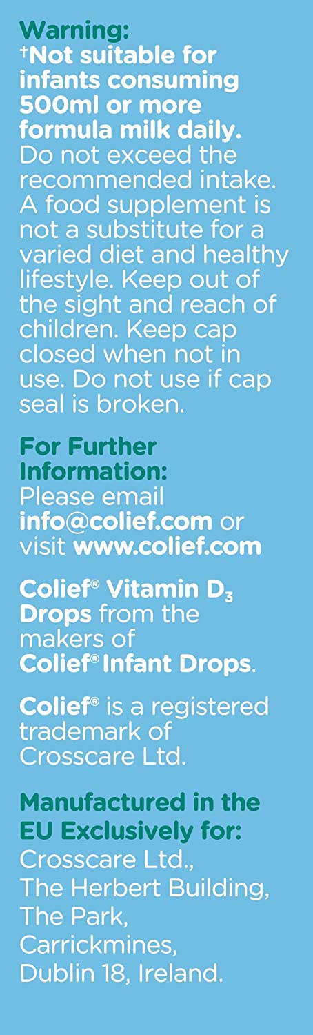 Colief Vitamin D 3 Drops | The Infant