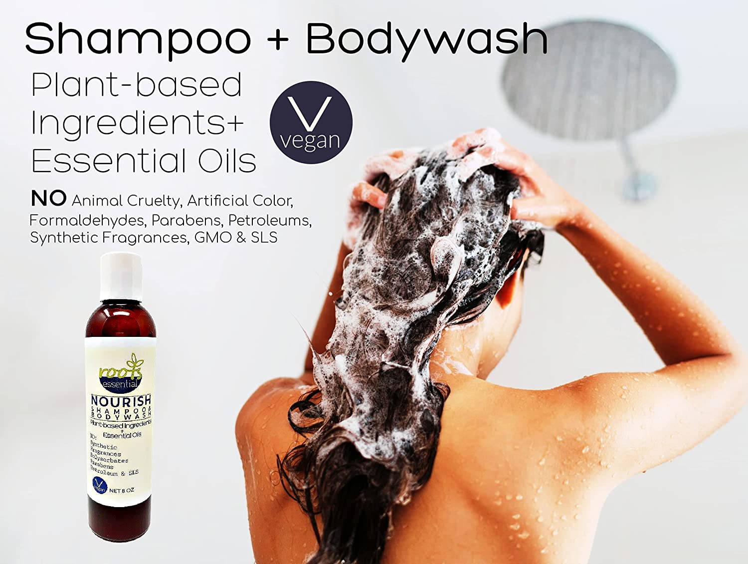 3 PACK 3-in-1 Restore Botanical Shampoo & Bodywash (2) + (1) Conditioner (Rosenmary)