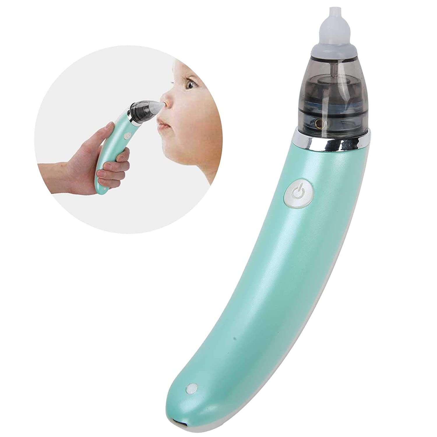 Electric Baby Nasal Aspirator - Newborns Baby Snot Cleaner, Nasal Congestion Children Nose Cleaner I