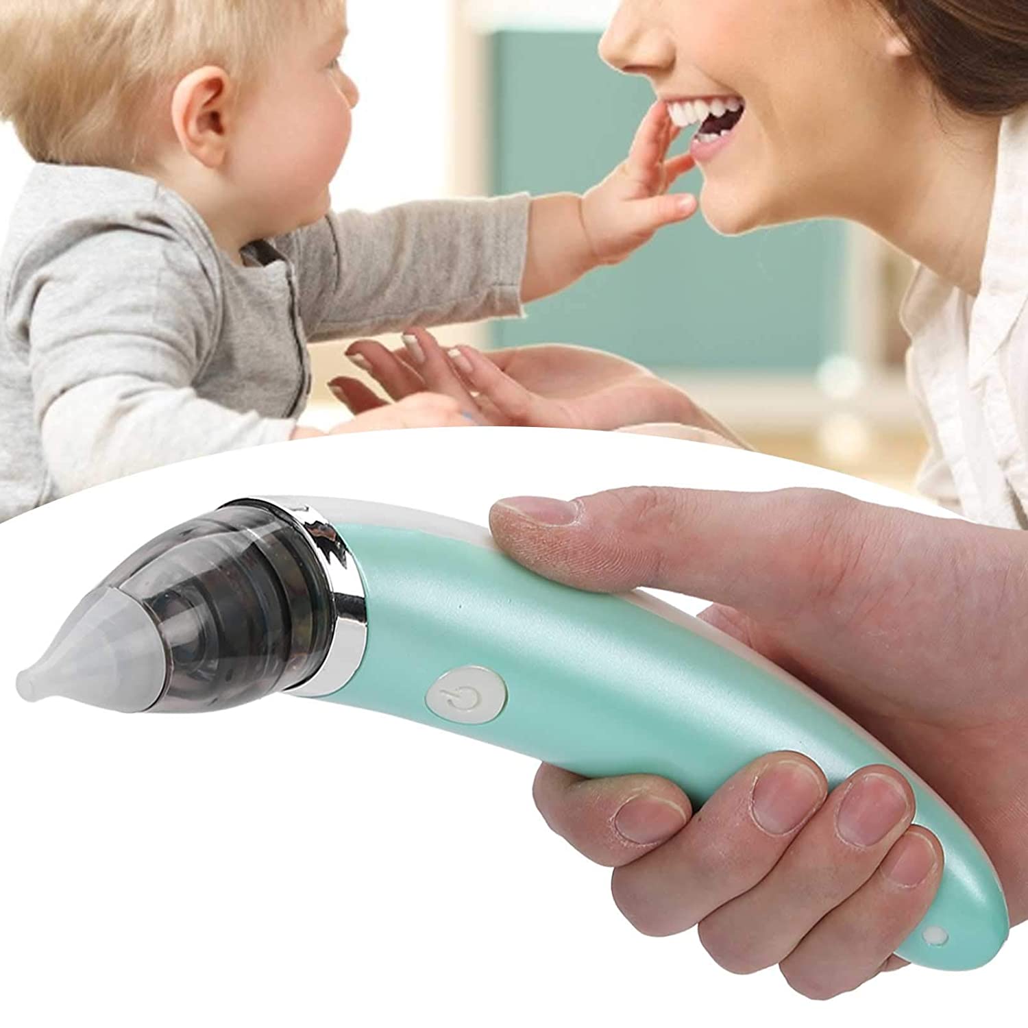 Electric Baby Nasal Aspirator - Newborns Baby Snot Cleaner, Nasal Congestion Children Nose Cleaner I