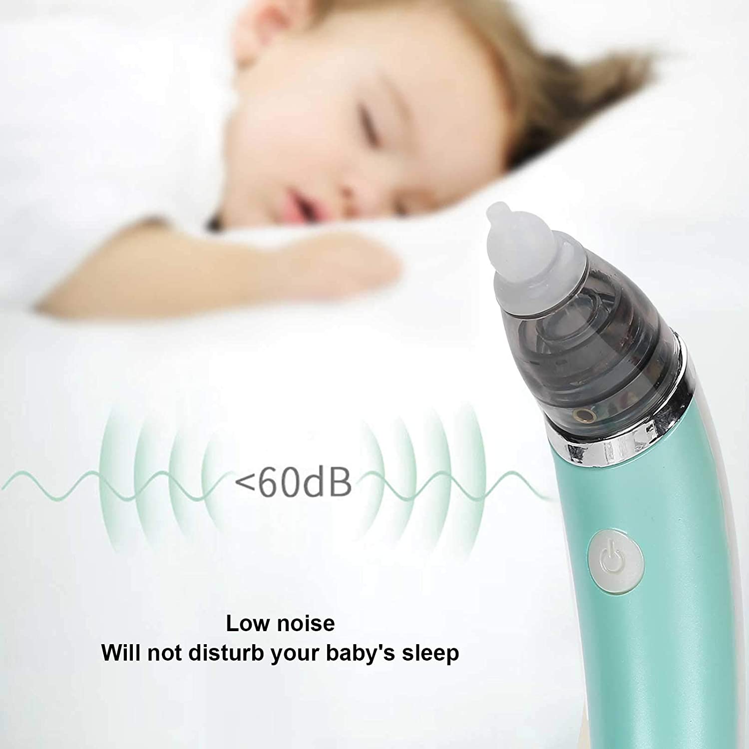 Electric Baby Nasal Aspirator - Newborns Baby Snot Cleaner, Nasal Congestion Children Nose Cleaner I