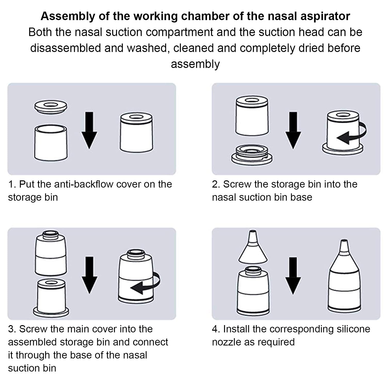 Electric Baby Nasal Aspirator - Newborns Baby Snot Cleaner, Nasal Congestion Children Nose Cleaner I