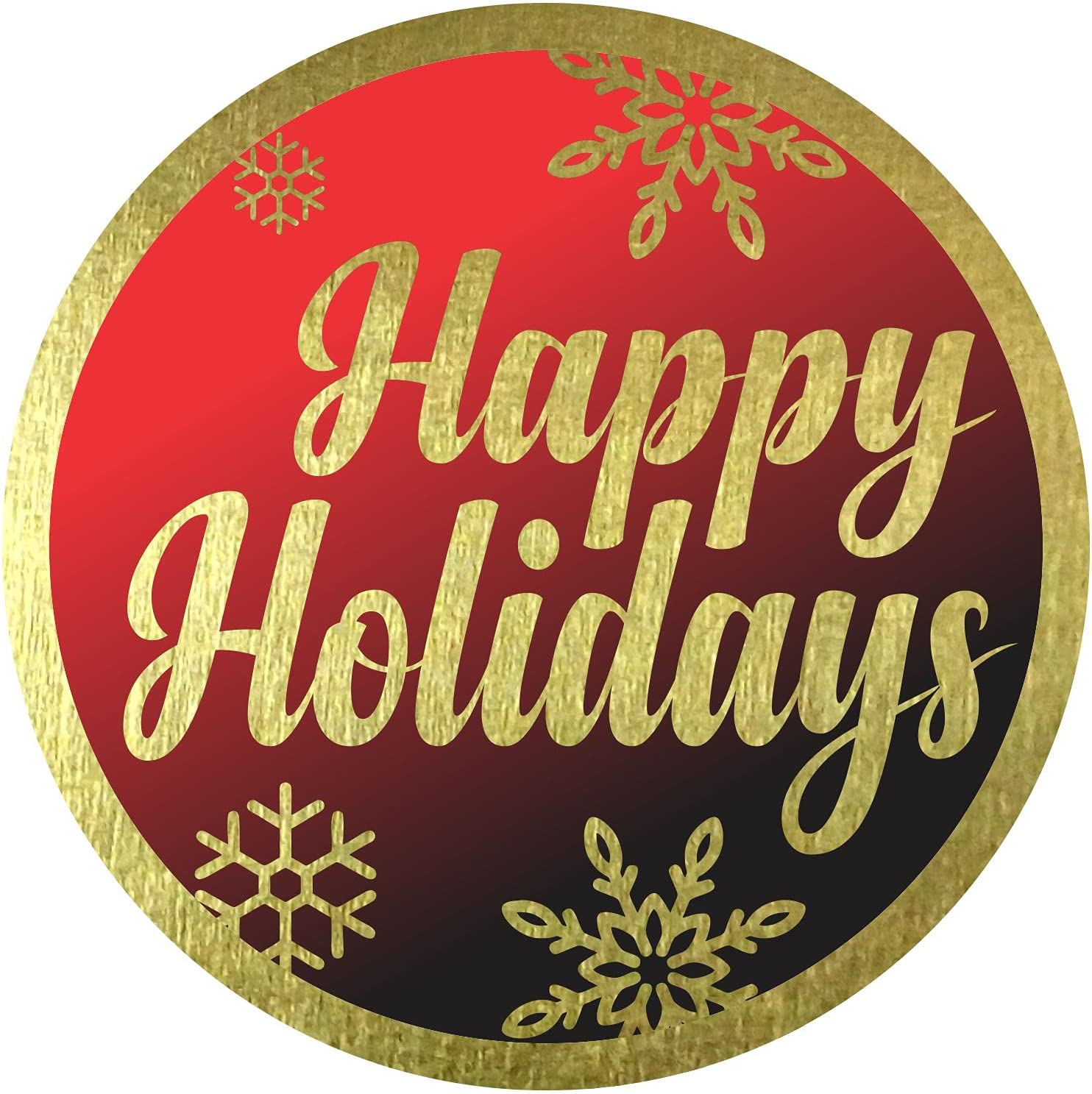 Happy Holidays Stickers - (Pack of 120) 2