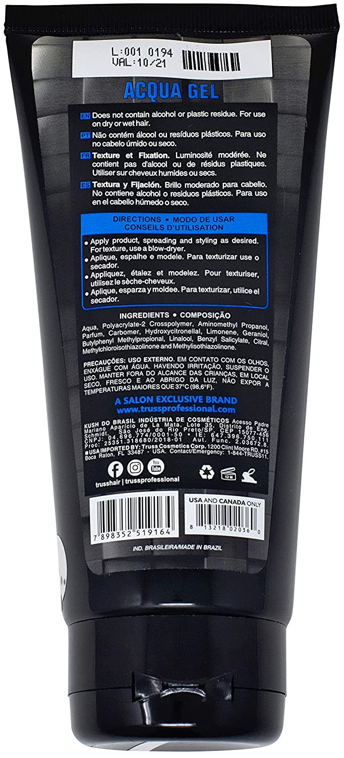 Truss Acqua Gel Medium To Strong Hold