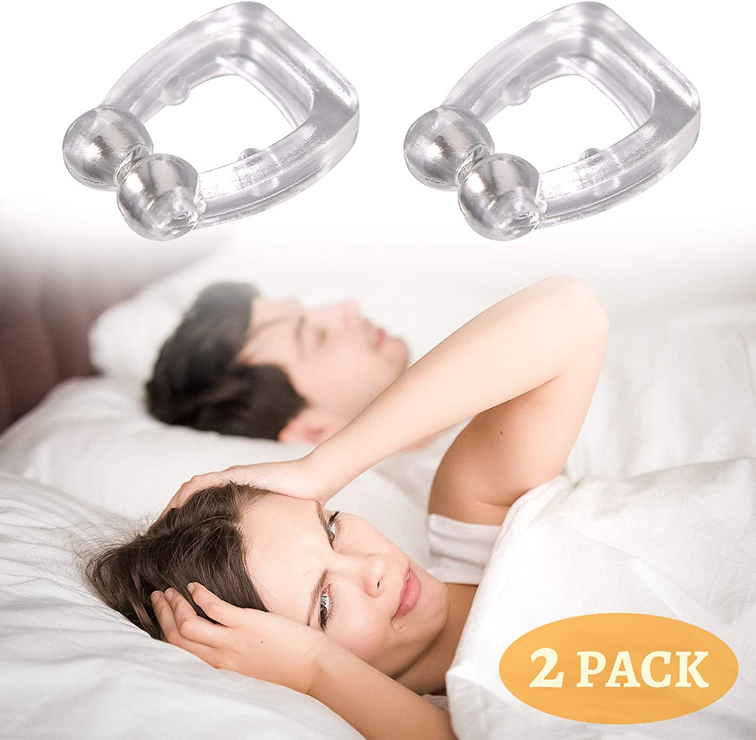 Anti Snoring Devices - Anti Snore Nose Clip Stop Snoring Effective - Easy Sleeping Aid Relieve Snore