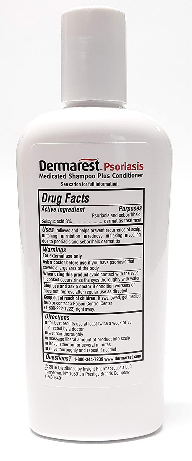 Dermarest Psoriasis Shampoo and Conditioner, 8 Ounces