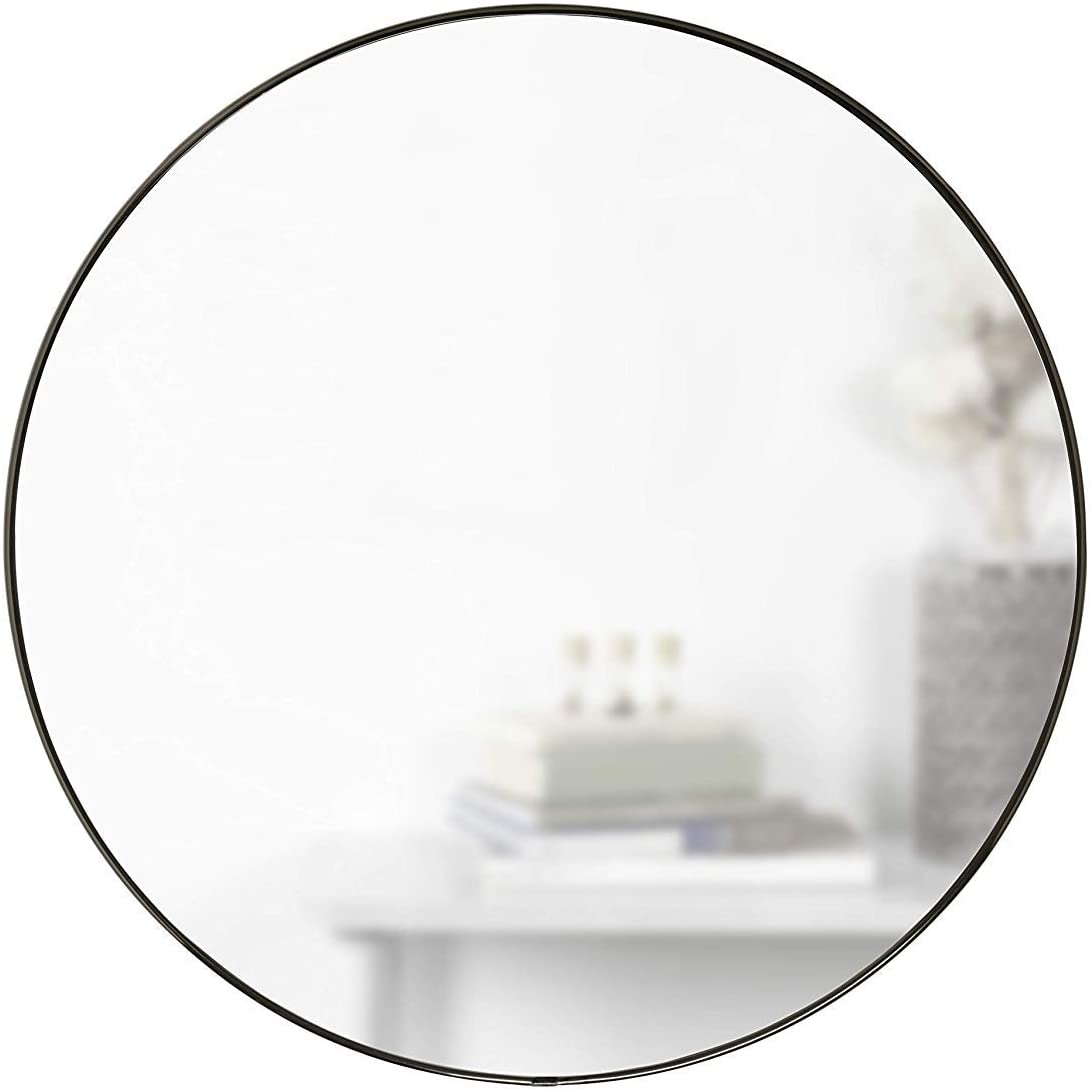Umbra 1012715-378 , Titanium Hubba 34 Inch Round Entryways, Bathrooms, Living Rooms and More, Double