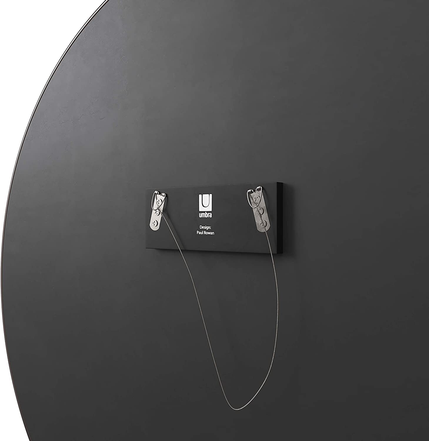 Umbra 1012715-378 , Titanium Hubba 34 Inch Round Entryways, Bathrooms, Living Rooms and More, Double