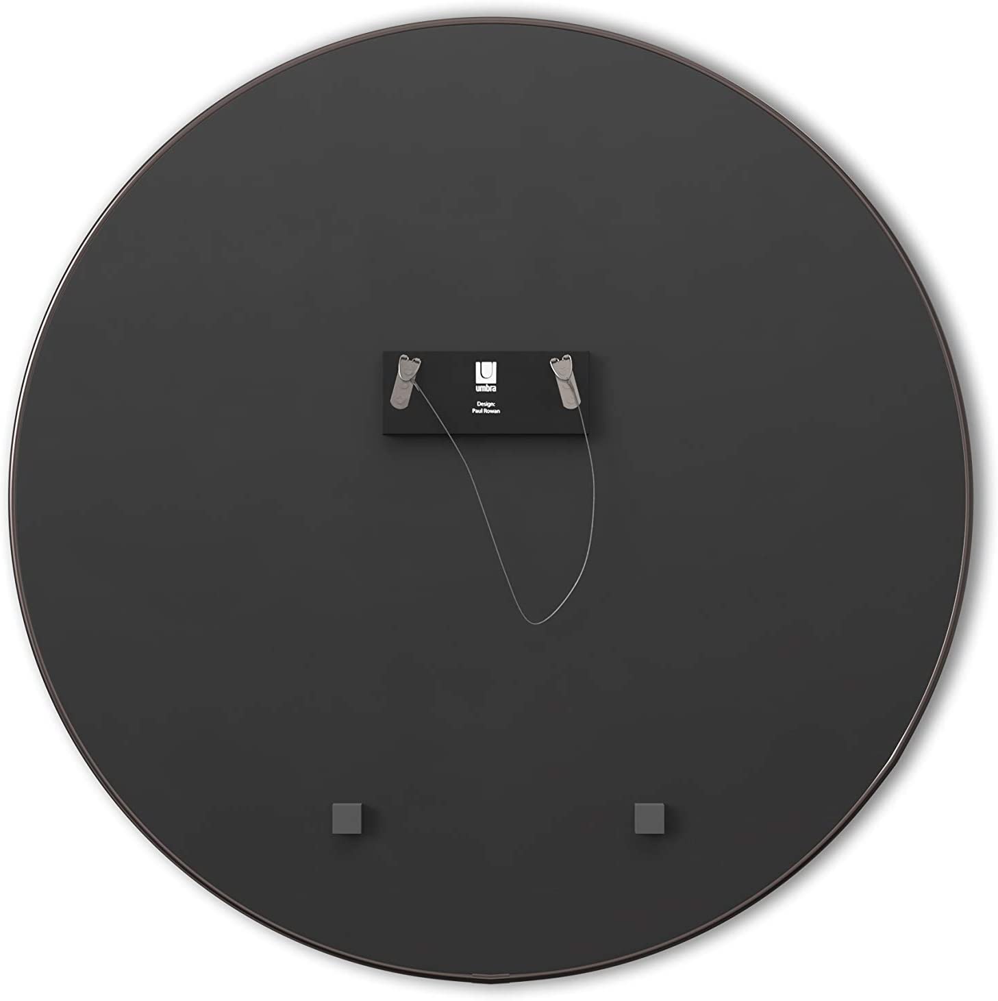 Umbra 1012715-378 , Titanium Hubba 34 Inch Round Entryways, Bathrooms, Living Rooms and More, Double