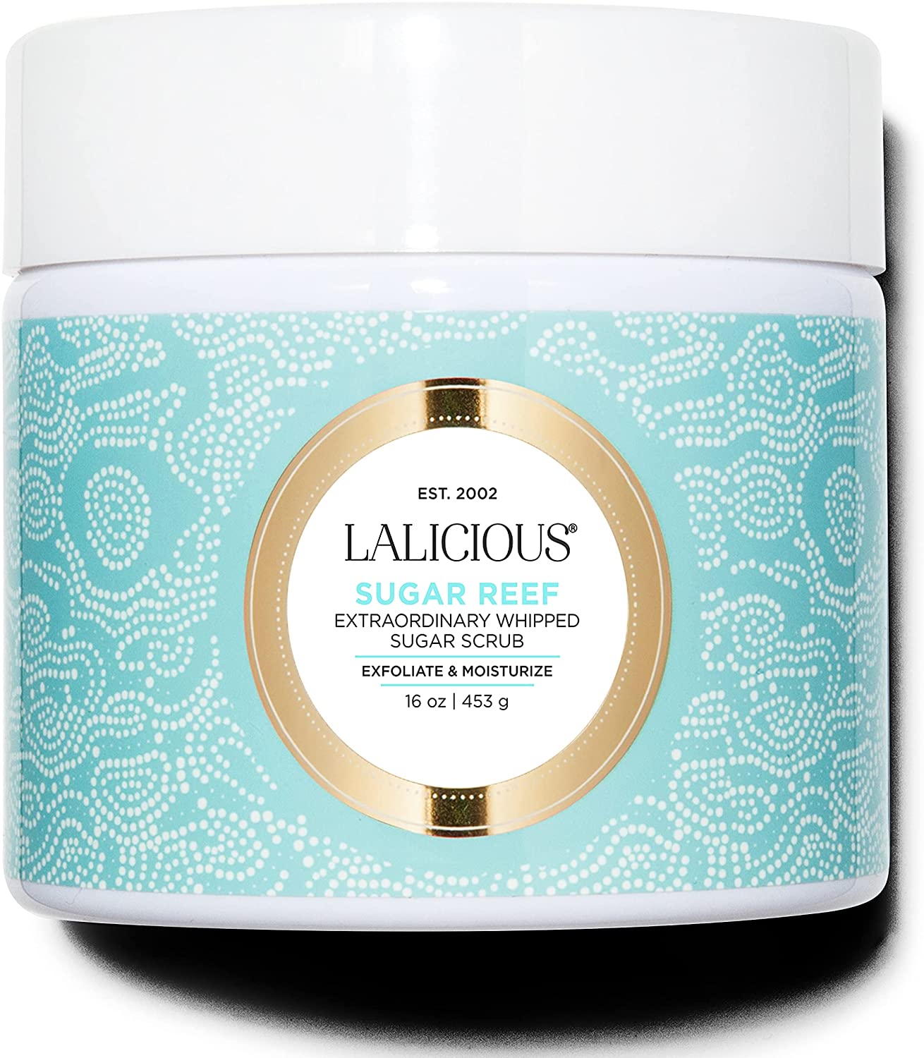 LALICIOUS Sugar Lavender Extraordinary Whipped Sugar Scrub - Cane Sugar Body & Foot Scrub, Exfoliati