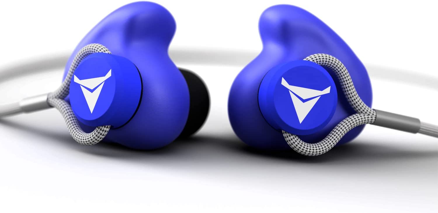 Decibullz Metal-Detectable Reusable Custom-Molded Earplugs, 31 NRR, Single Pack