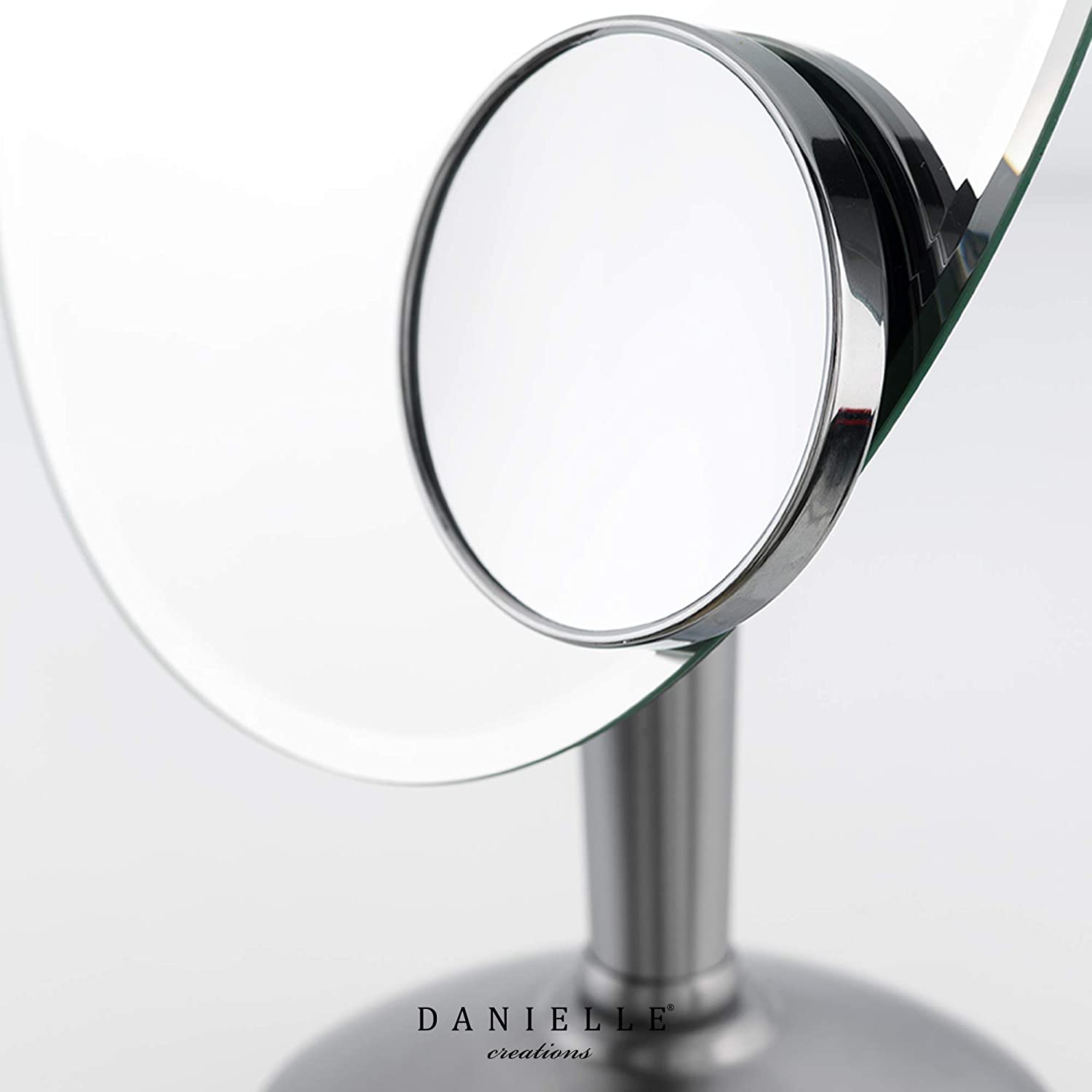 Danielle High Magnification Portable Suction Cup Mirror, 18X