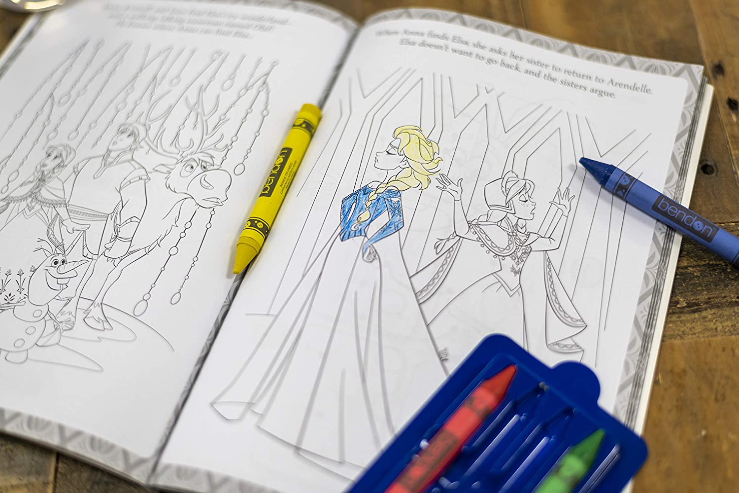 Disney Frozen 2 Elsa and Olaf 48-Page Color and Trace Activity Book, Bendon 46038