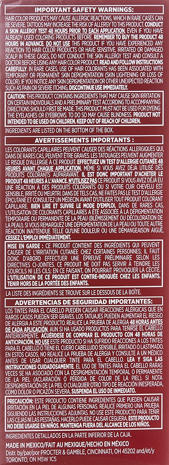 Vidal Sassoon Pro Series Permanent Hair Dye, 2 Black Hair Color, 1 Count