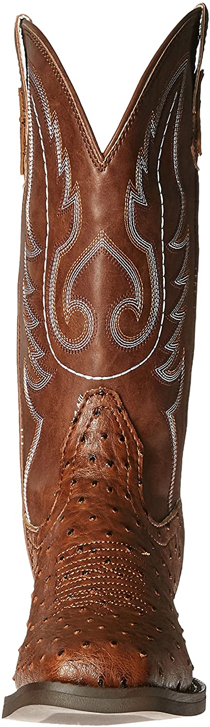 Roper Square Toe Faux Ostrich Western Boot