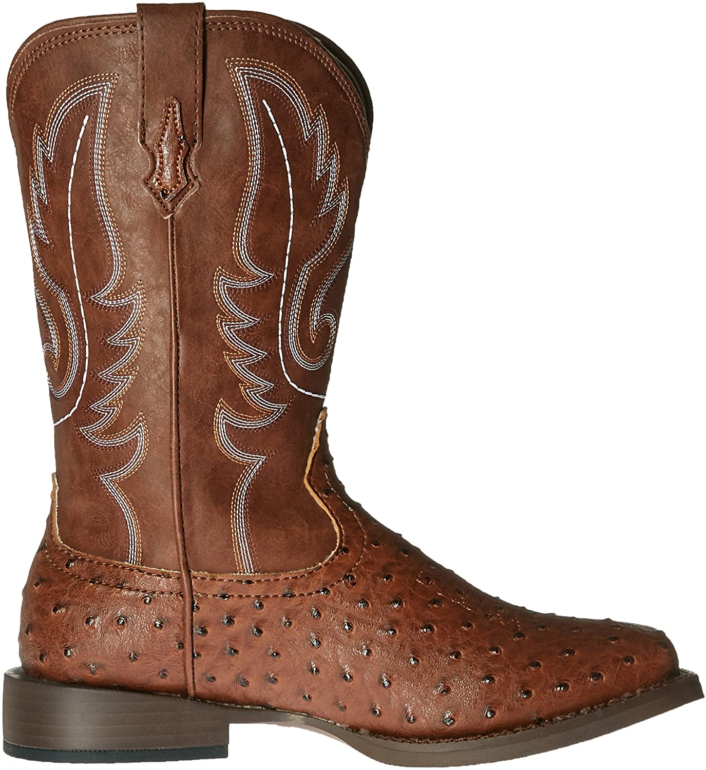 Roper Square Toe Faux Ostrich Western Boot