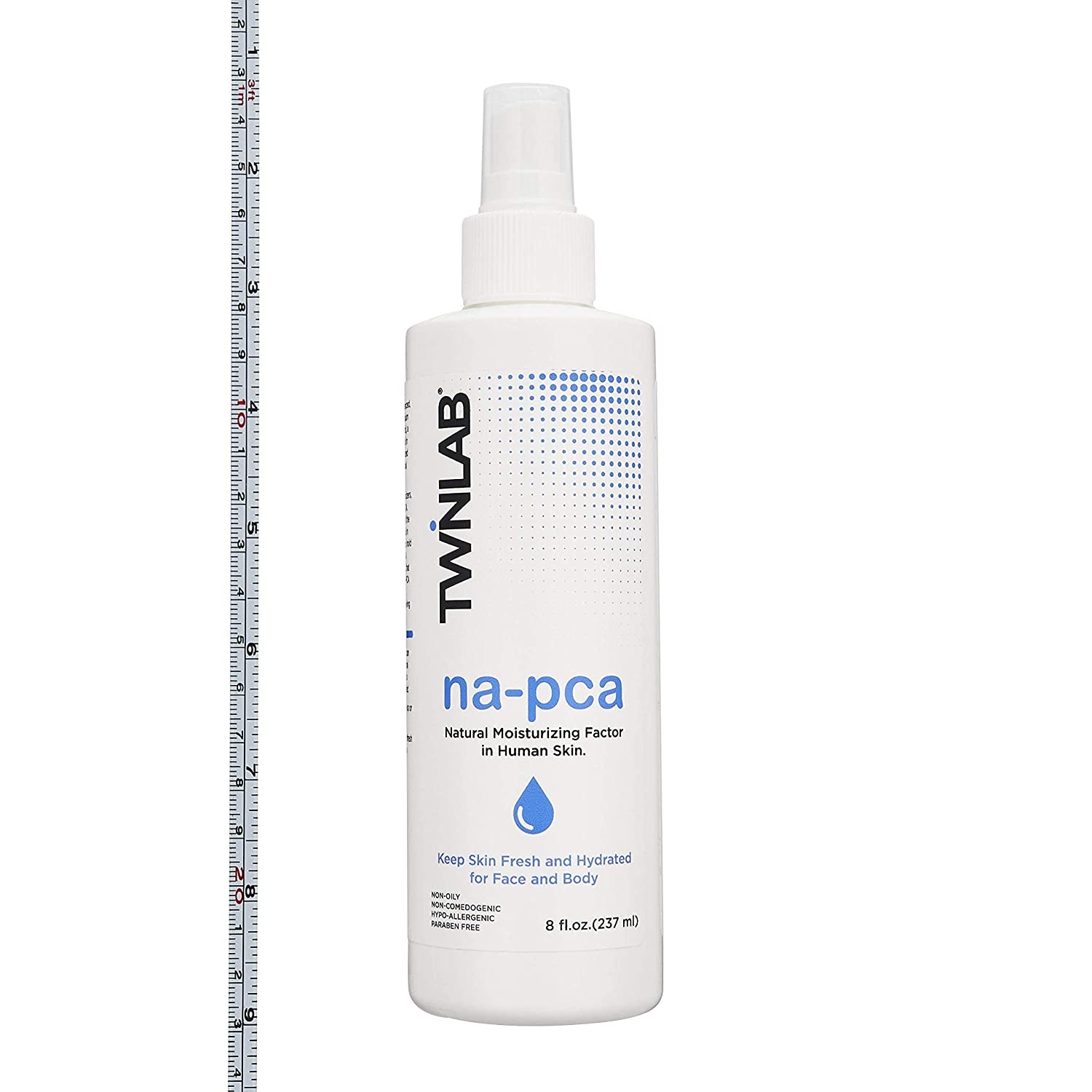 Twinlab Na-PCA Spray - Non-Oily Moisturizing Body Lotion for Dry Skin - Anti Aging Face Moisturizer