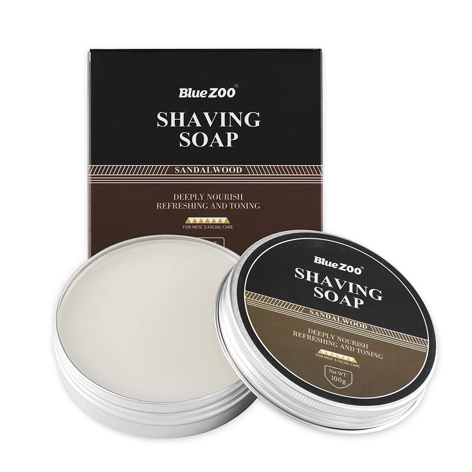 Wismee Shaving Brush Set with Soap Stainless Steel Shaving Brush Razor Holder Stand Shaving Soap Bow