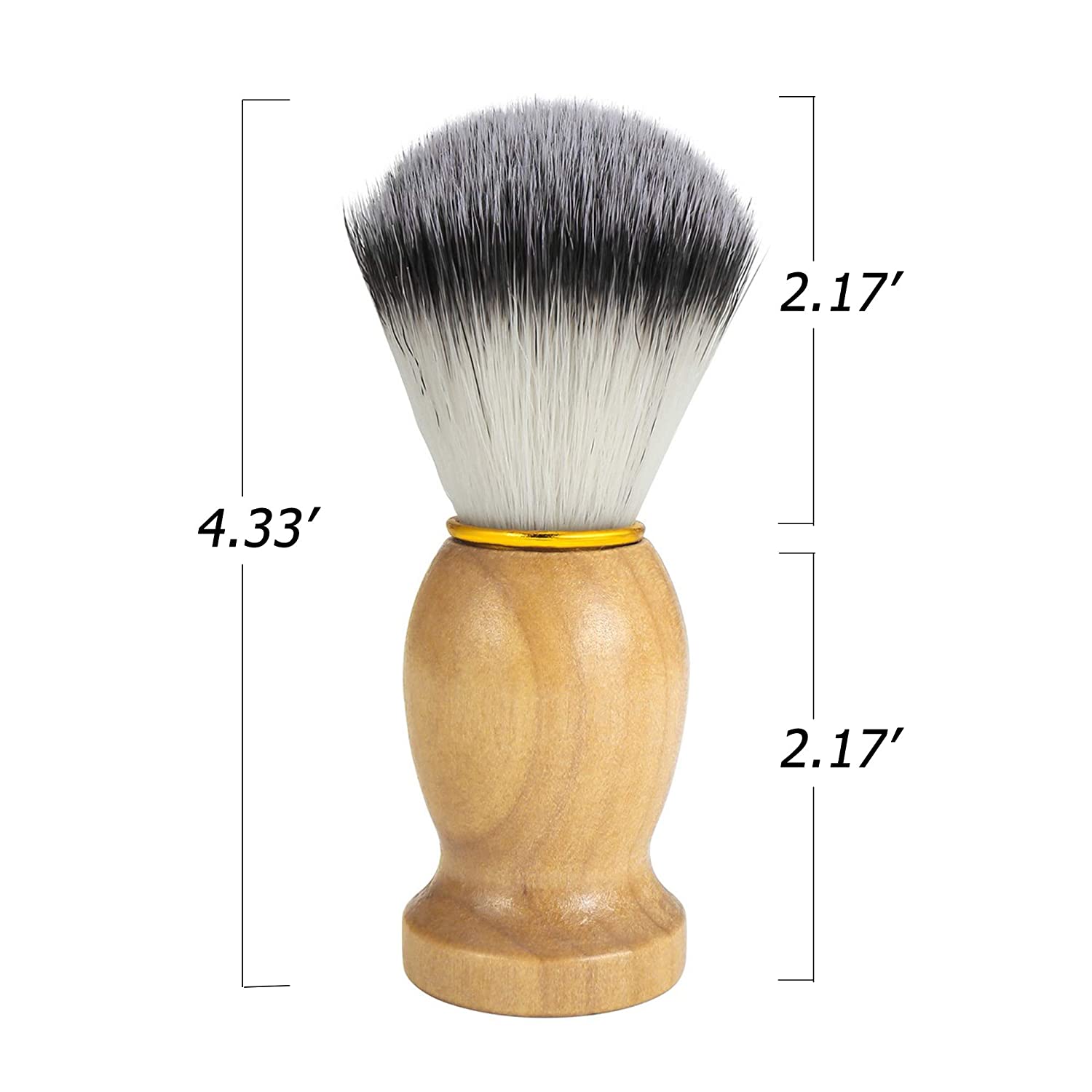 Wismee Shaving Brush Set with Soap Stainless Steel Shaving Brush Razor Holder Stand Shaving Soap Bow