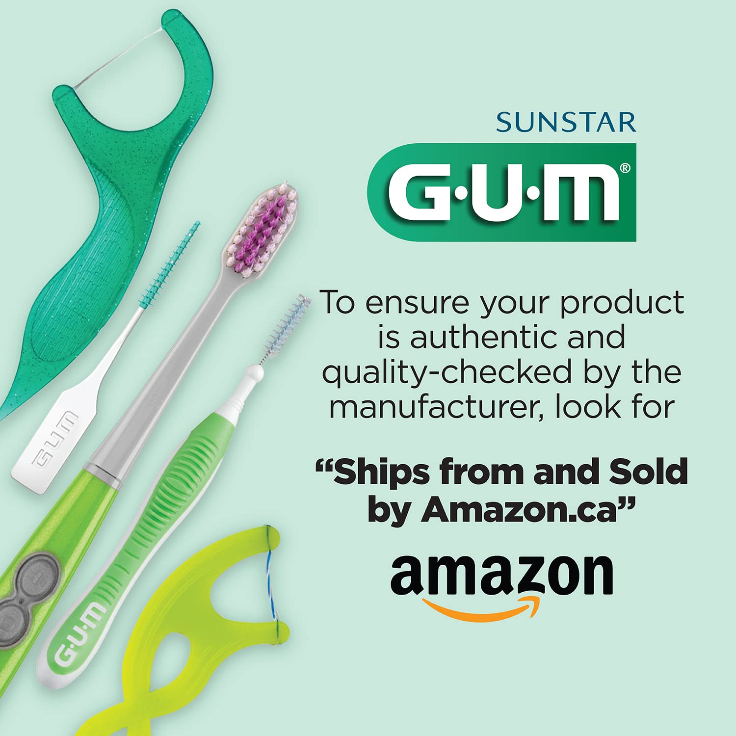 GUM Fine Unwaxed Dental Floss, Unflavored, 200 Yards