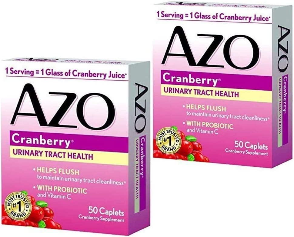 AZO All Natural Concentrated Cranberry Tablets, 2 Count