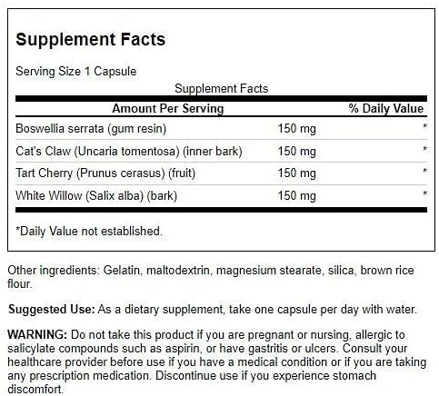 Swanson Full Spectrum Herbal Joint Care 60 Capsules
