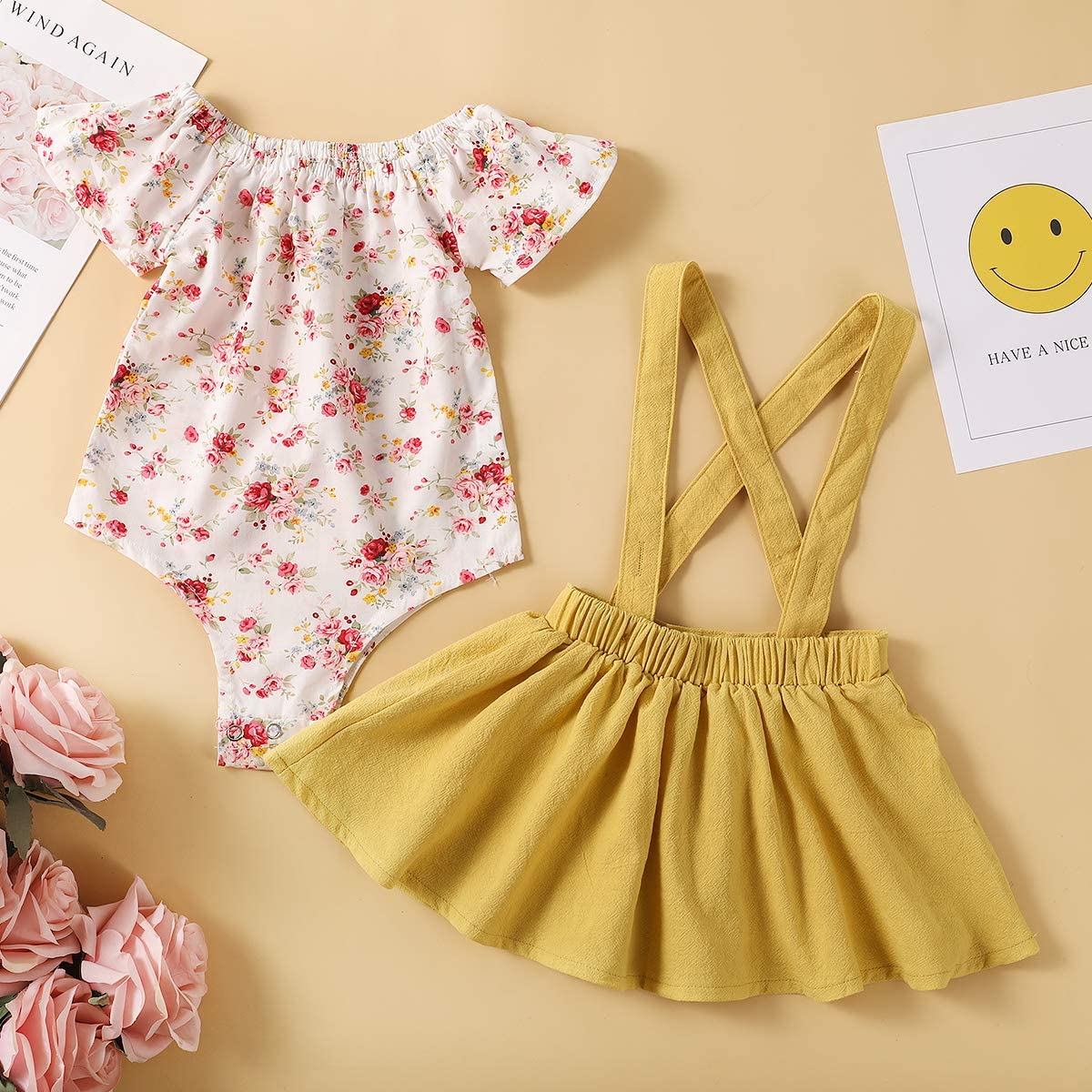 Toddler Baby Girls Clothes, Tank Tops + Shorts Pants Summer Outfit Set