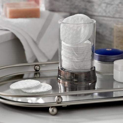 Swisspers Premium Exfoliating Rounds, 2 Distinct Raised Textured Surface, Cotton Facial Pads, 80 Cou