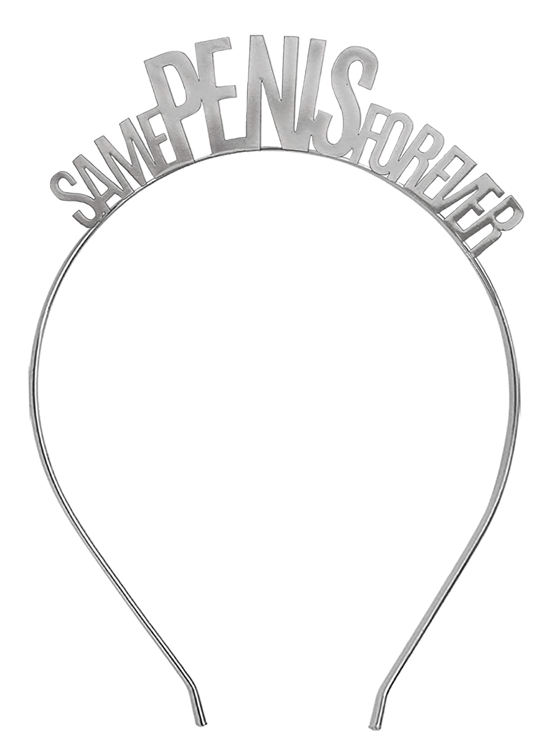 Bachelorette Party Headband - Silver Same Pen Is Forever Headband - Funny Bachelorette Tiaras, Gifts