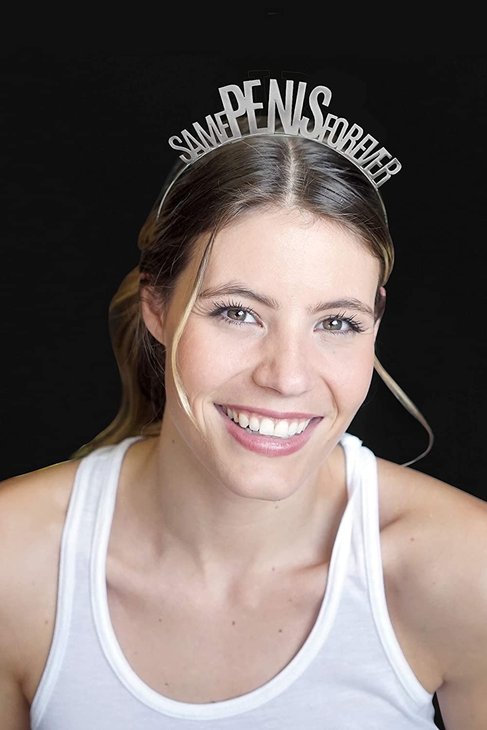 Bachelorette Party Headband - Silver Same Pen Is Forever Headband - Funny Bachelorette Tiaras, Gifts