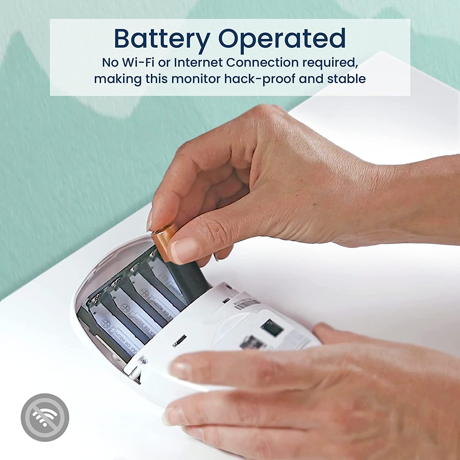 Safe Sleep Under-Mattress Baby Monitor - Real Time Movement Tracking & Monitoring, Includes Non-Cont