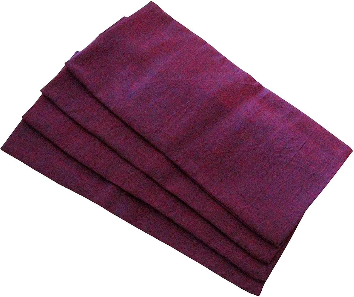 Peacegoods Eye Pillow Cover Pack of (4) - Washable Cotton - Soft Soothing - 4.5 x 9 - fits Our Eye P