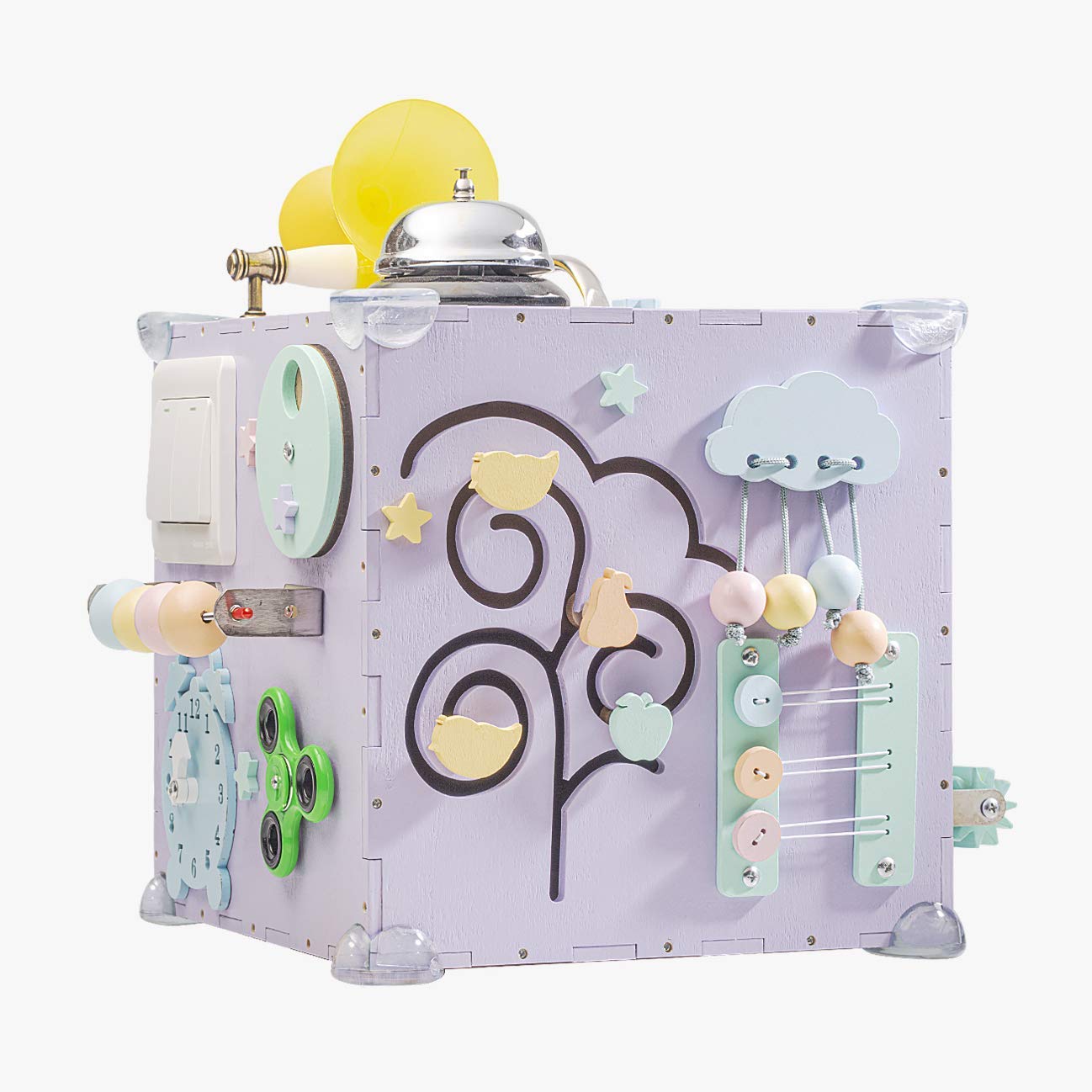 Big Play and Learn Activity Center Cube, 5 Busy Boards, 20 Sensory