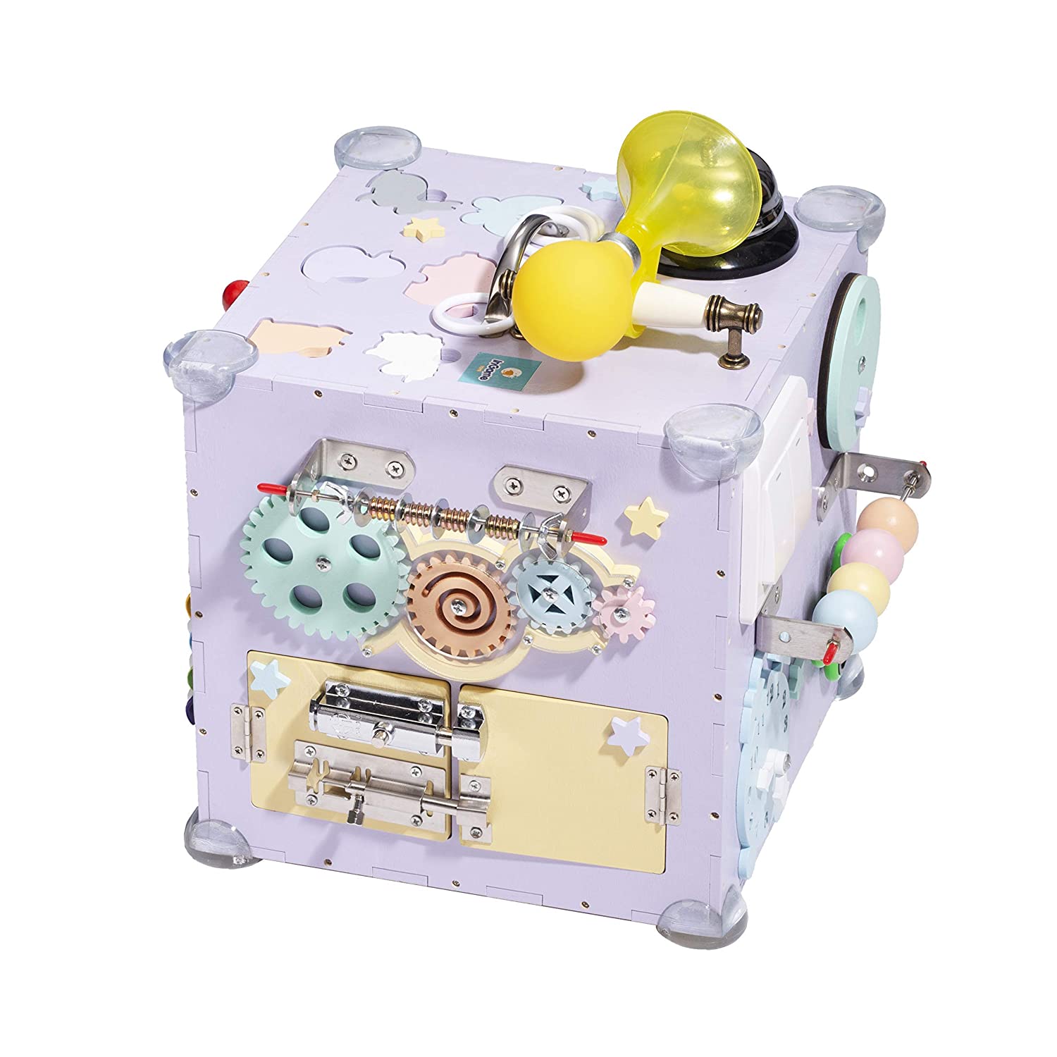 Big Play and Learn Activity Center Cube, 5 Busy Boards, 20 Sensory