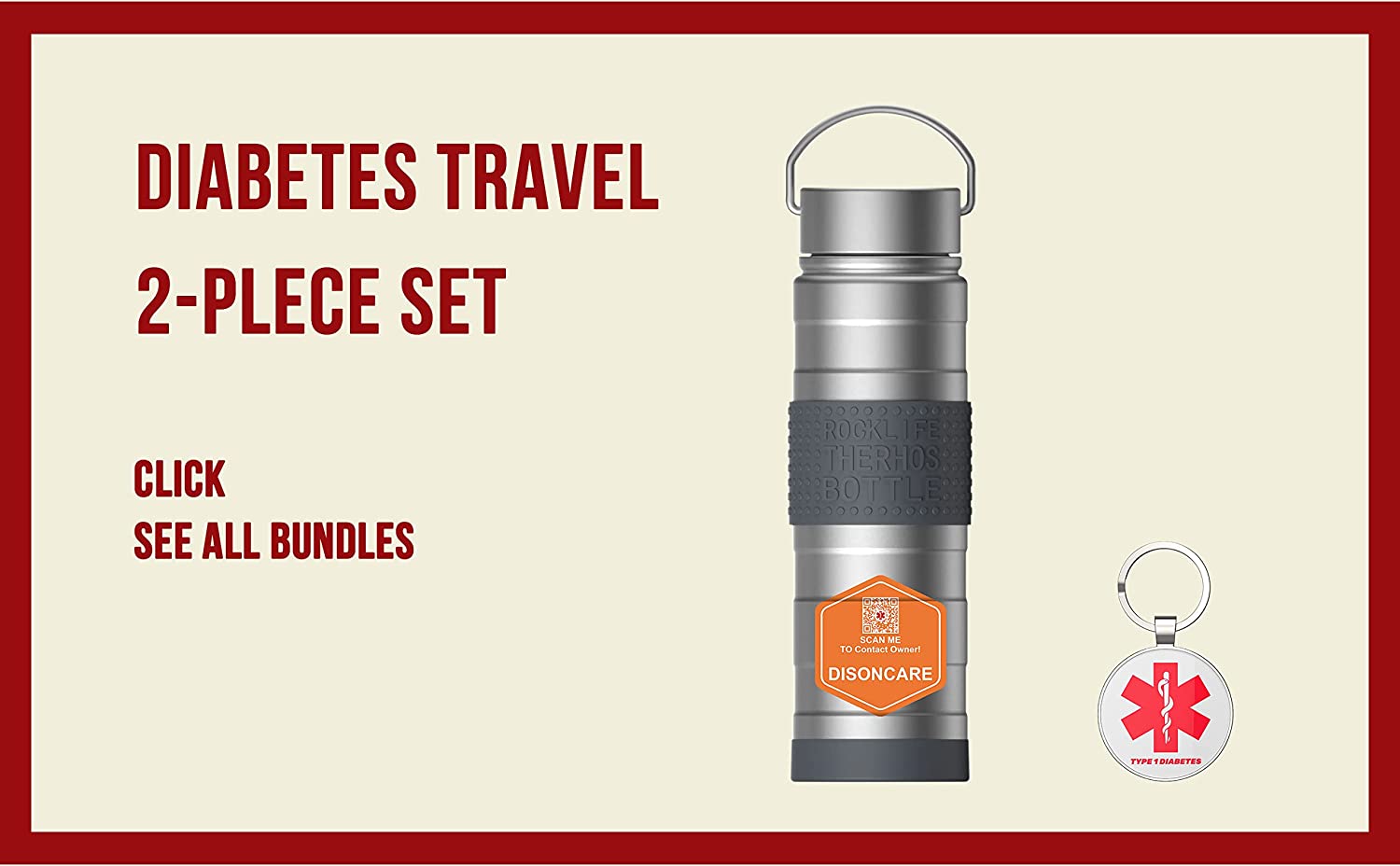 DISONCARE Diabetic Insulin Cooler Travel case kit, Great for Travel