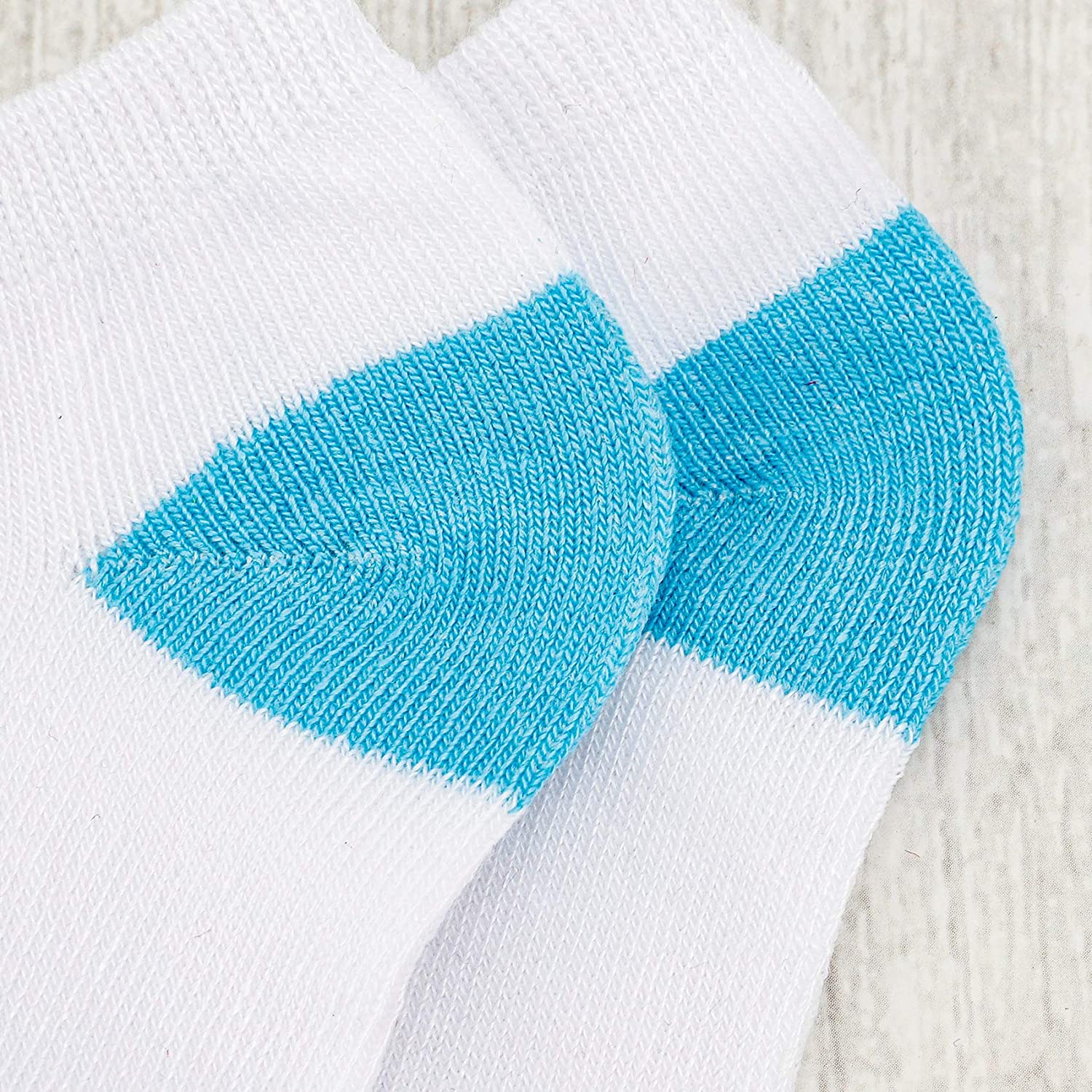 Auranso 15 Pairs Toddler Low Cut Half Cushion Socks Kids Boys Girls Athletic Ankle Socks