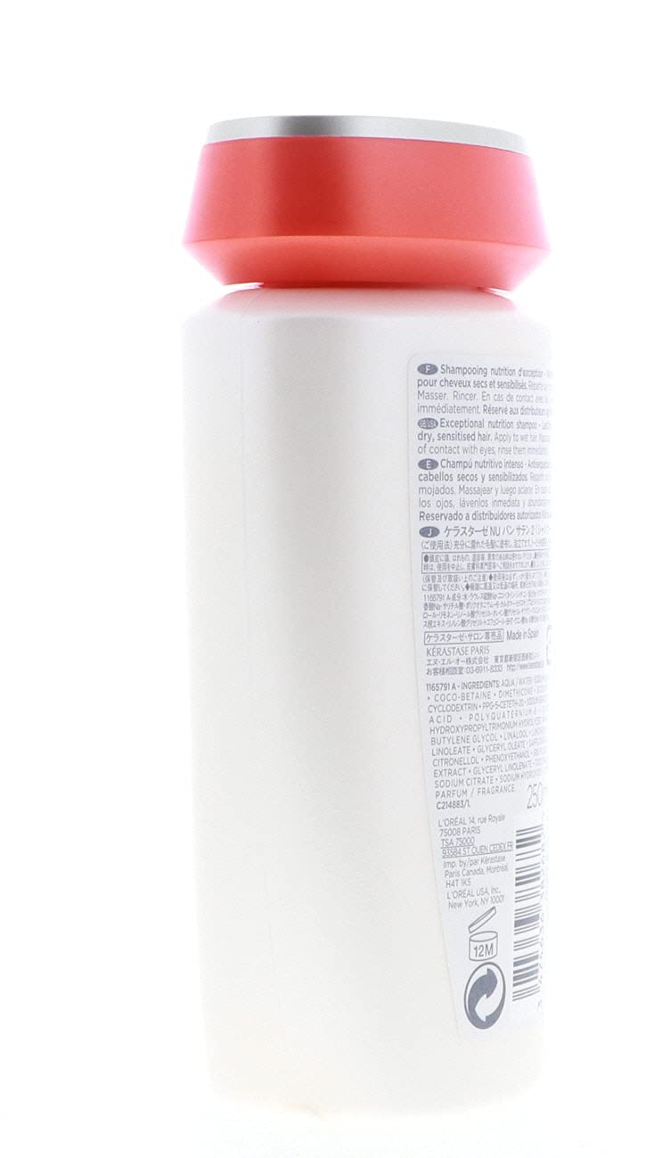 KERASTASE Nutritive Bain Satin 2 Hair, 8.5 Oz. - 2 Pack