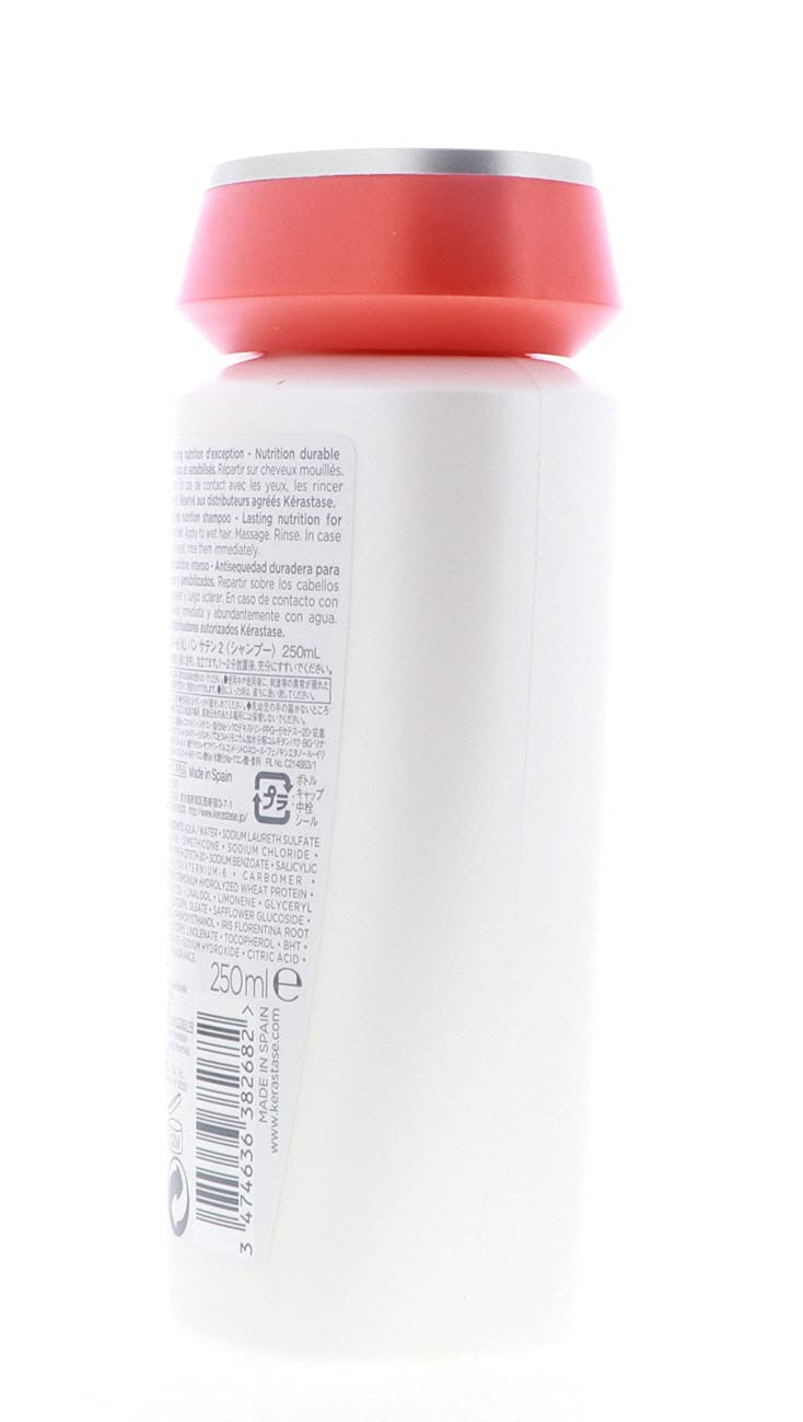 KERASTASE Nutritive Bain Satin 2 Hair, 8.5 Oz. - 2 Pack