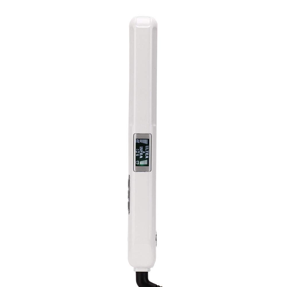Professional Sonic Hair Straightener, infrared Tourmaline Ceramic Flat Iron with Rotating Adjustable