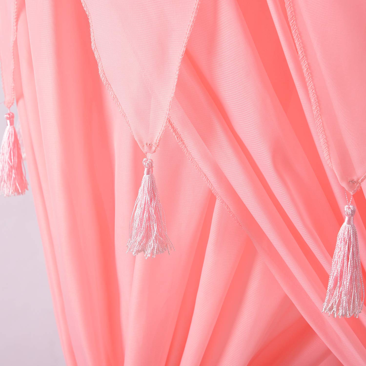 Bed Canopy for Children,Princess Bed Canopy Net for Baby Bed, Round Dome Kids Indoor Outdoor Castle