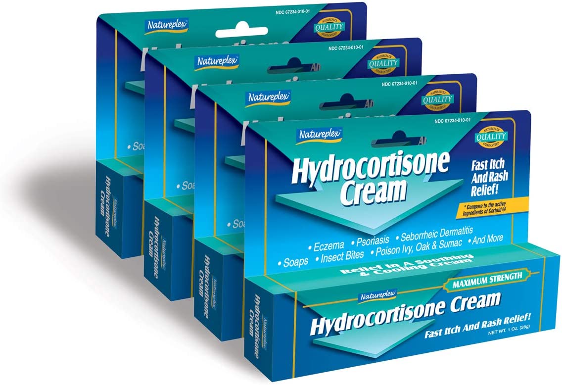 Hydrocortisone Cream Fast Itch and Rash Relief 24 Pack