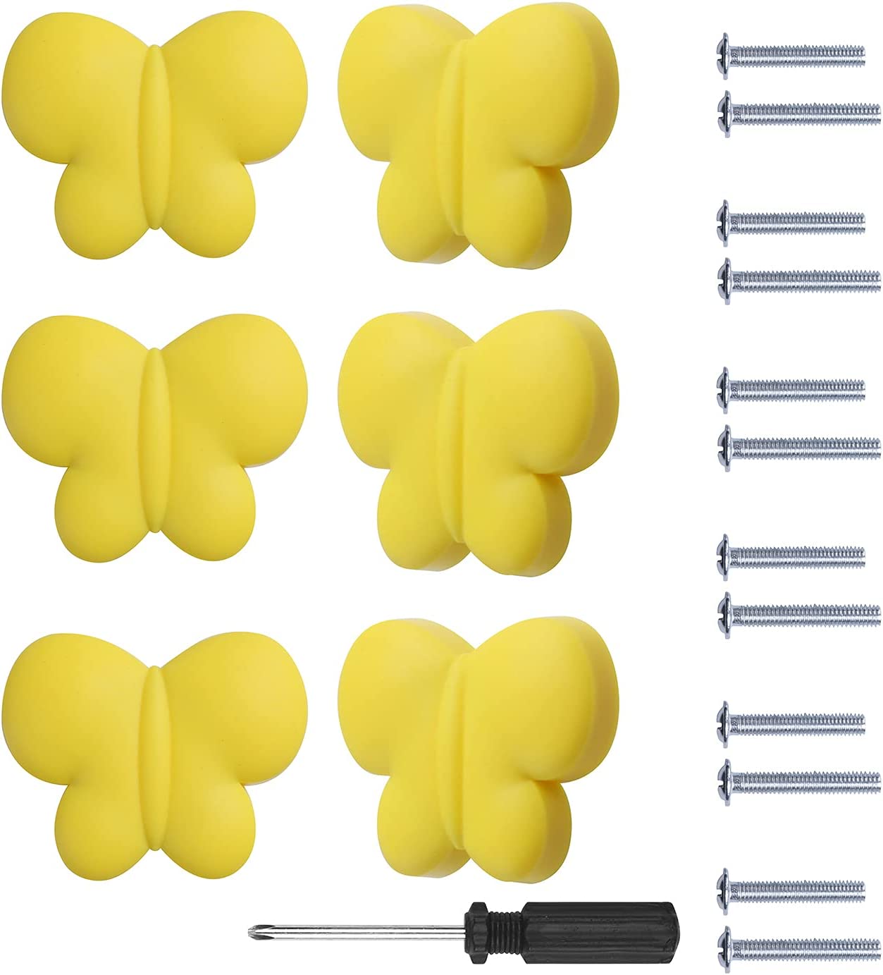 Cartoon Soft Rubber Knobs for Kids, Cute Drawer Pulls for DIY