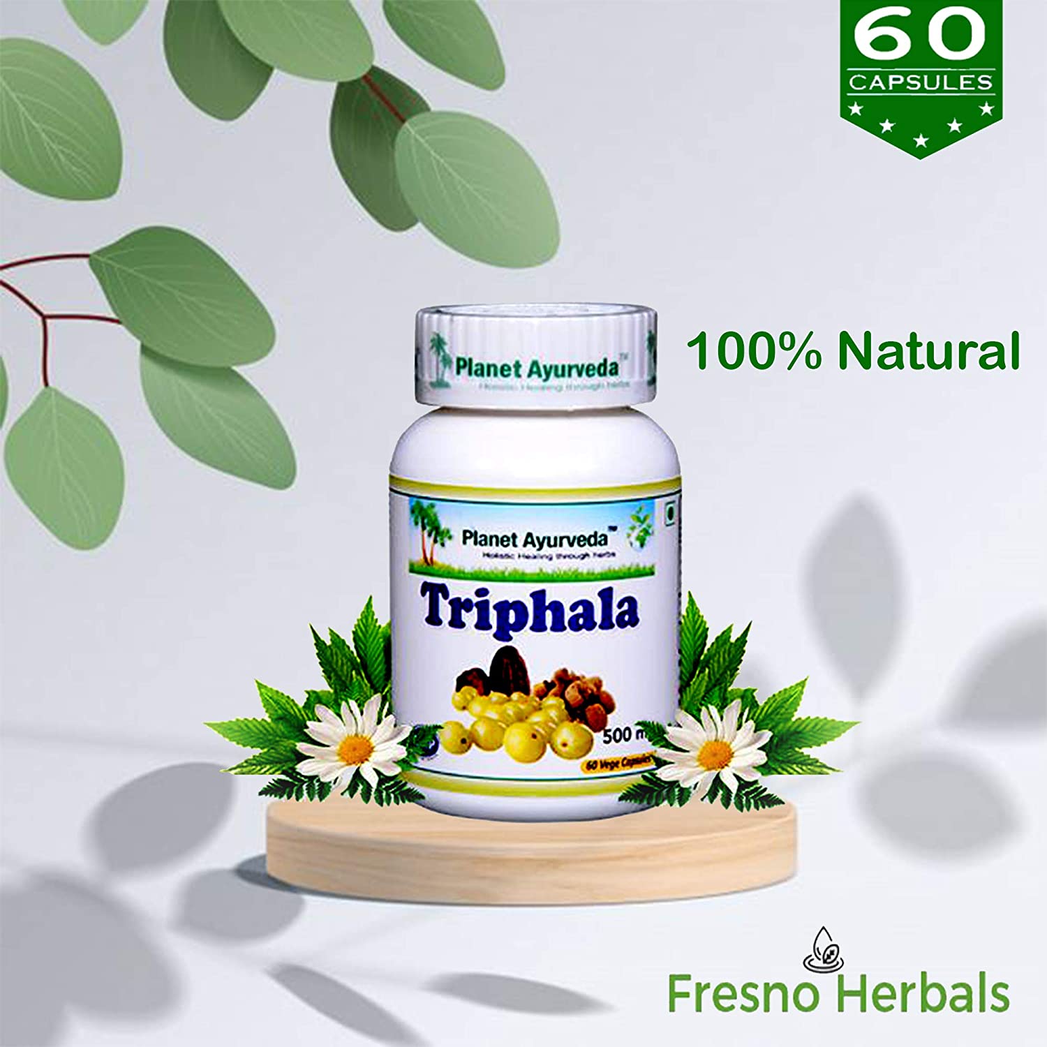Ayurveda Triphala Capsules Natural Colon Cleaner Maintains A