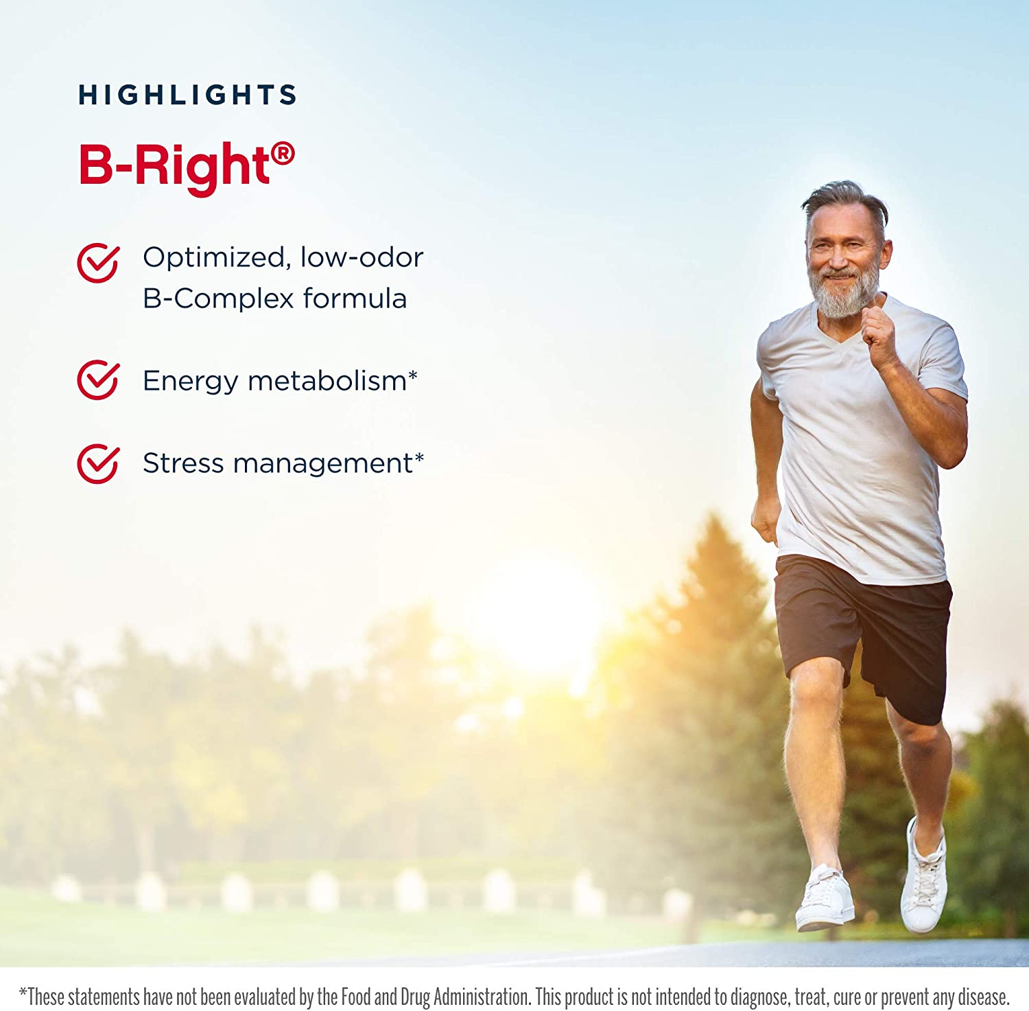 Jarrow Formulas B-Right - 100 Veggie Caps - Low-Odor Vitamin B-Complex Formula - Energy & Metabolism