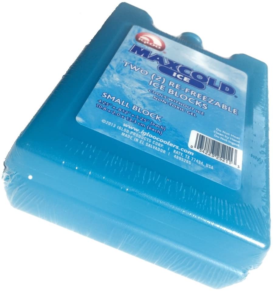 Igloo Maxcold Ice Freezer Block, Small, 2-pack
