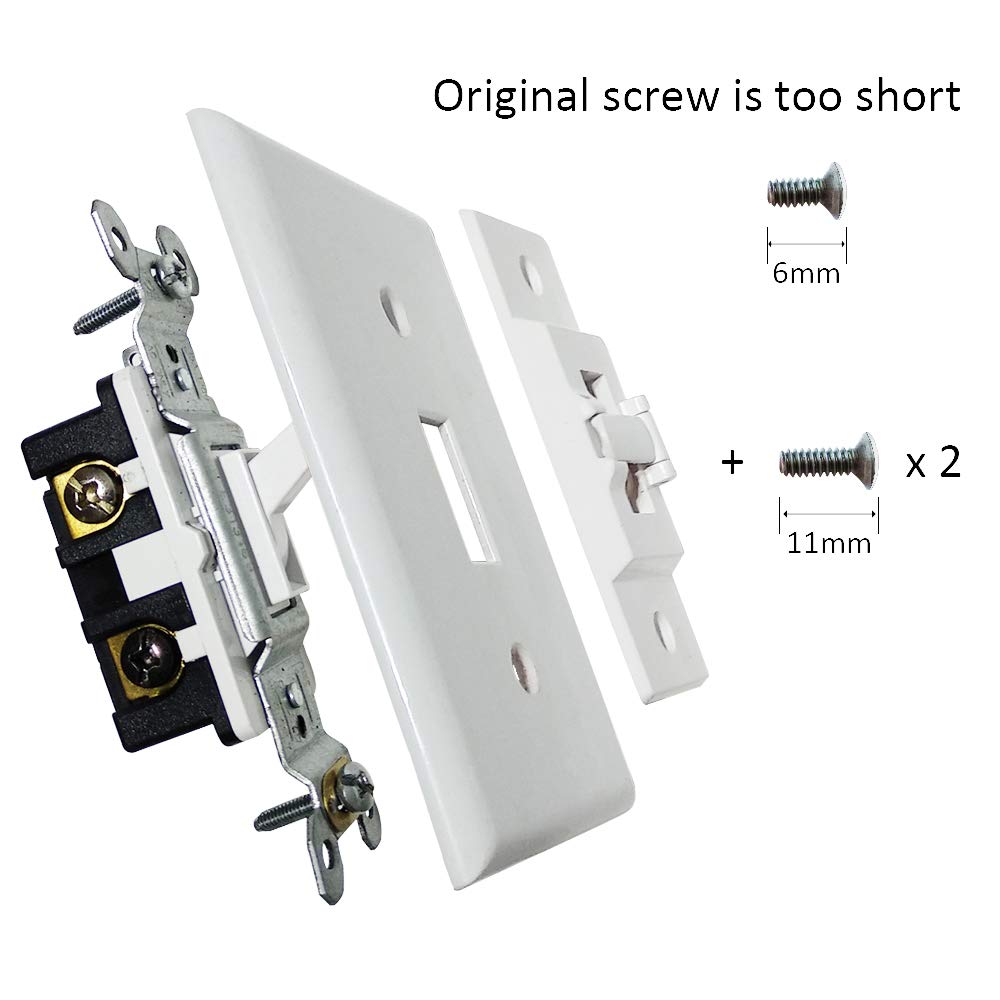Light Switch Guard, ILIVABLE Optional Wall Plate Cover Switch ON or Off Protects Your Lights or Circ