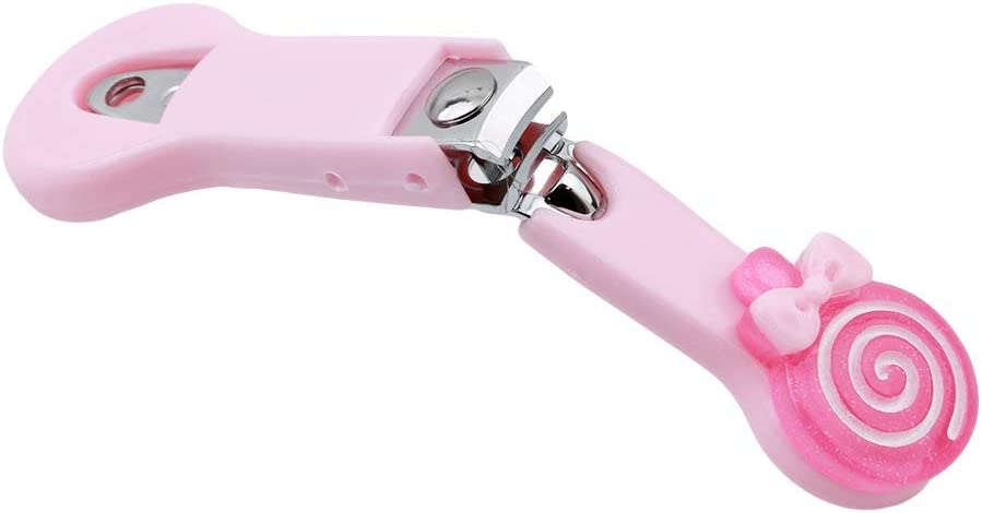 UKD pulabo Kids Baby Safety Nail Clipper Cute Lollipop Nail Cutters Suits Pink Practical and Popular