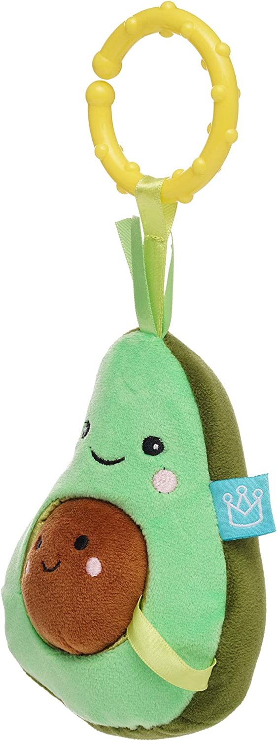 Manhattan Toy MiniApple Farm Avacado Baby Travel Toy with Rattle