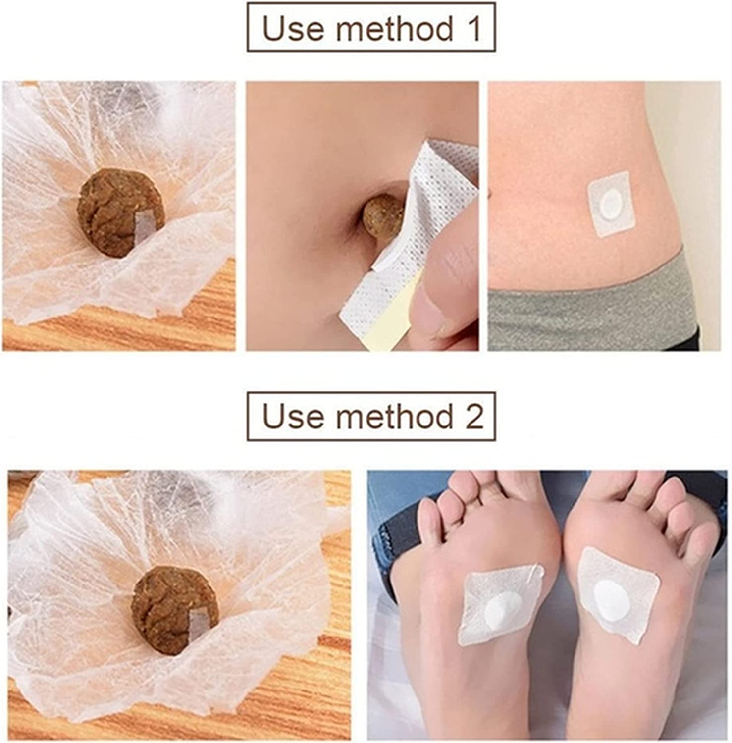 CAIYOBFRE Mugwort Belly Patch,Herbal Belly Button Patch