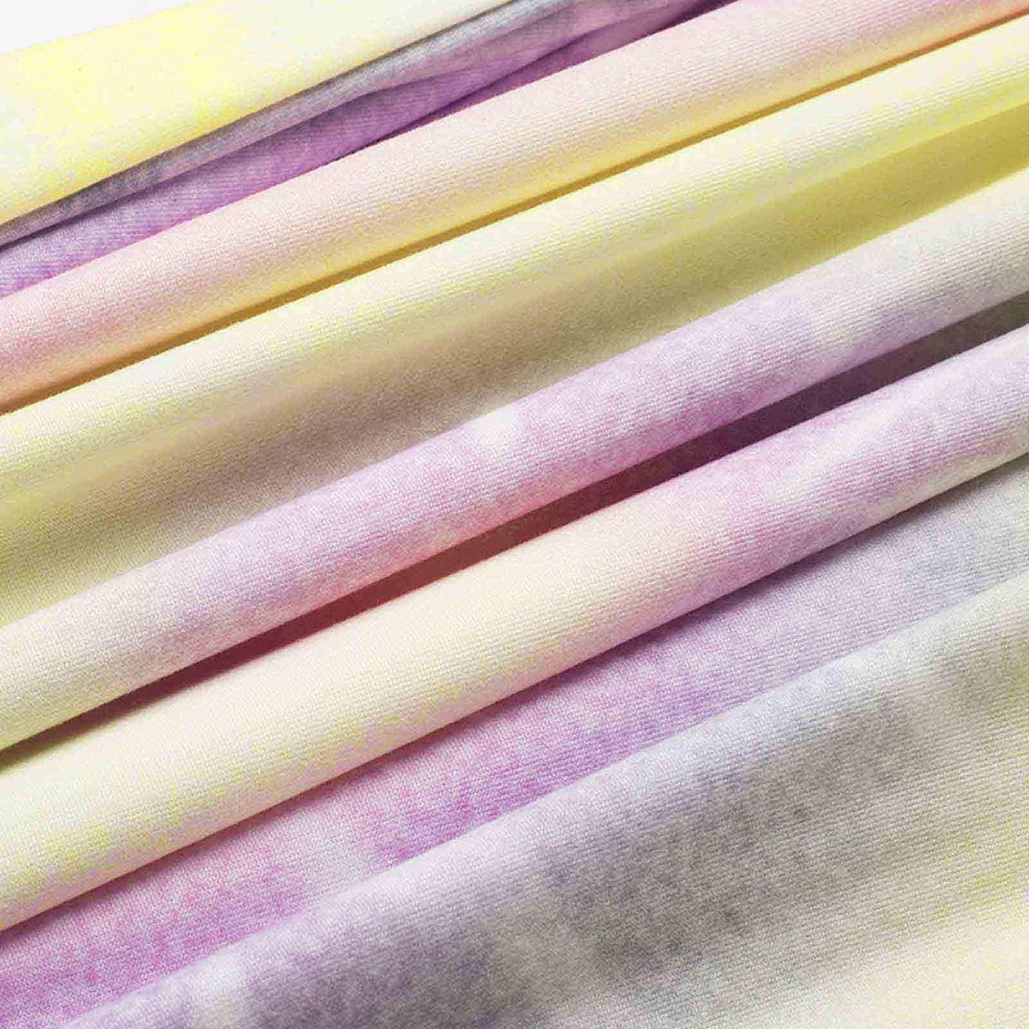 Tie Dye Hooded Sweatshirt Womens Casual Long Sleeve Colorblock Tops Crewneck Lightweight Pullover Ho